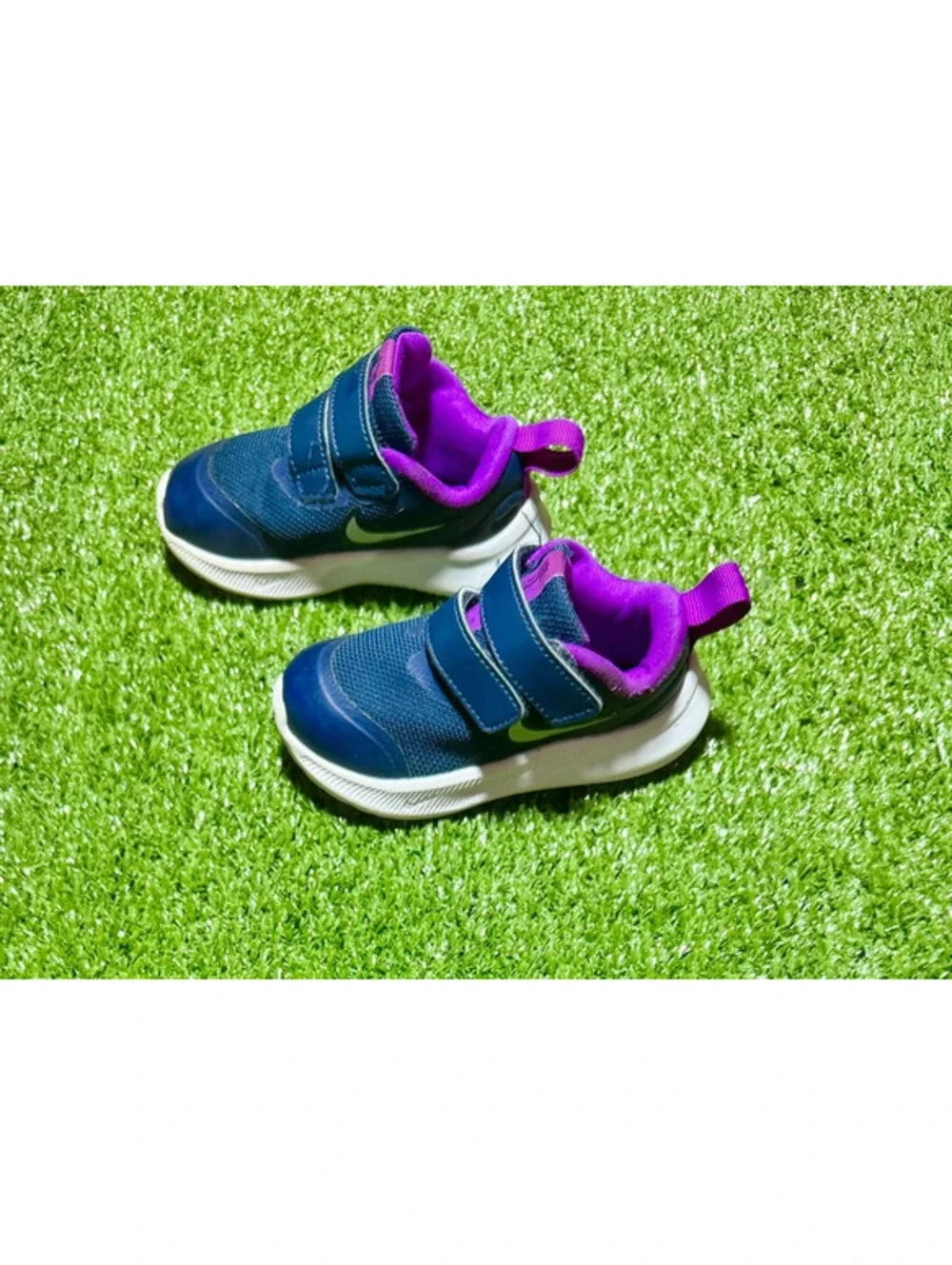 Nike Star Runner 3 TD Midnight Navy Vivid Purple Size 5c